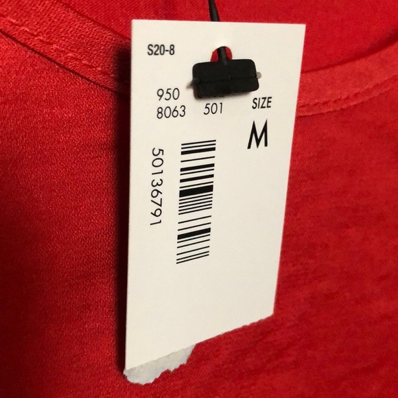 The Limited Red Three-Quarter Length Top - Picture 7 of 8